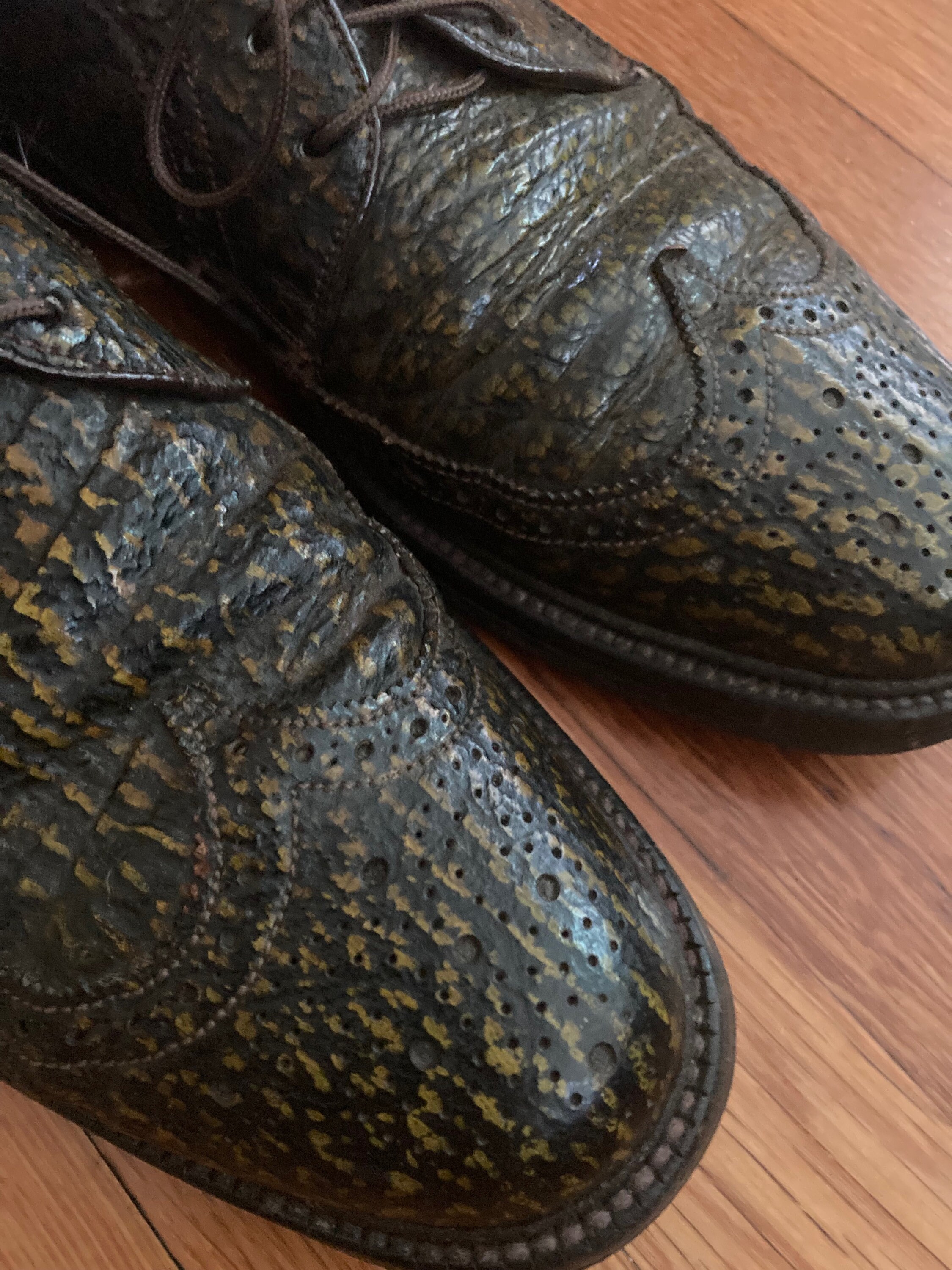 Shark Skin brogues SHARK Leather Incredible Dress Shoes: Paolo Scafora Tyrolese  main image 4