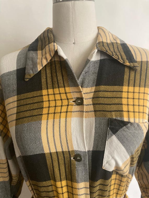 1940s/40s Vintage Simtex Sanforized Cotton Woven … - image 5