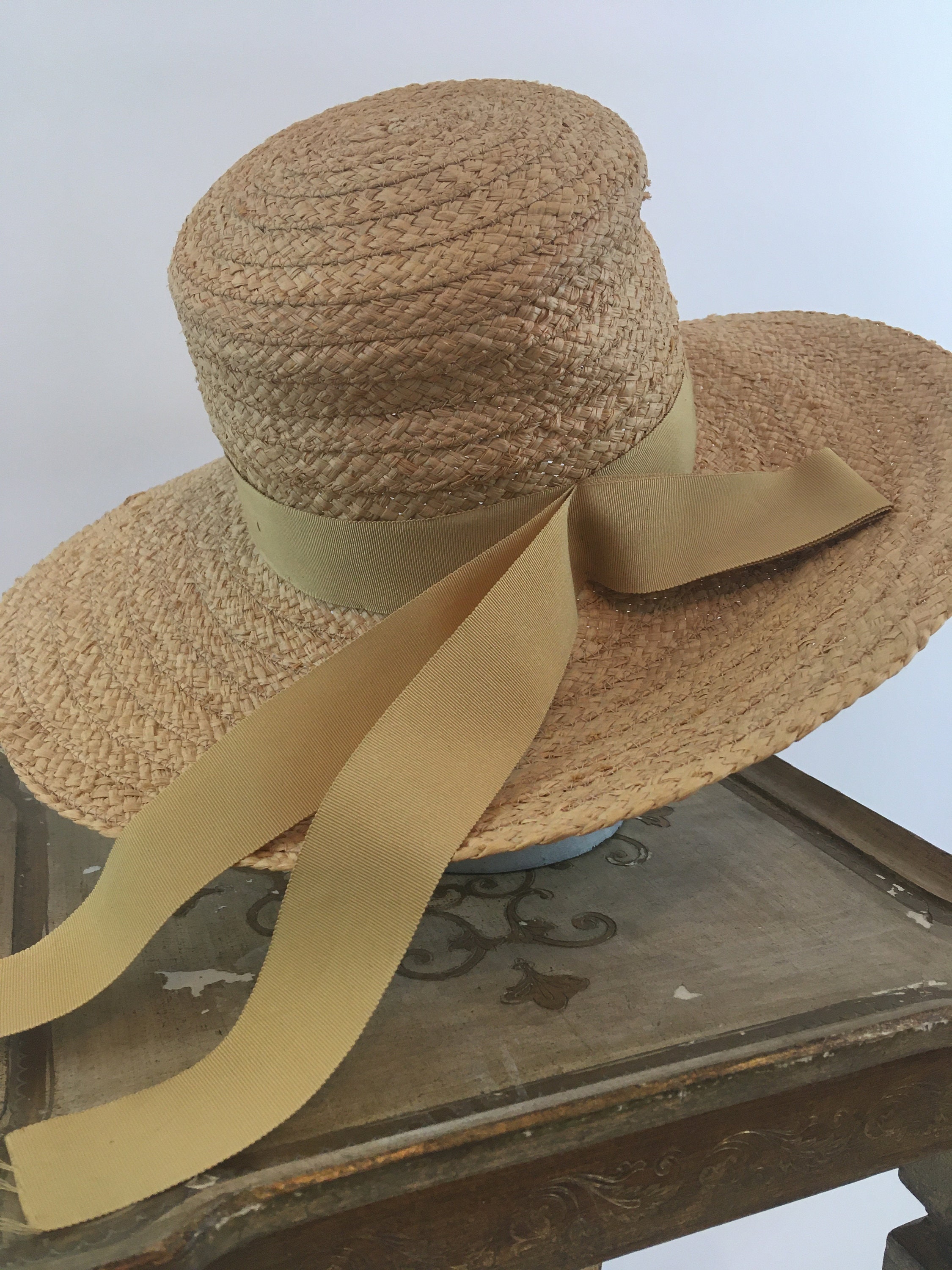 1960's Amy of New York/bloomingdale's Wide Straw - Etsy