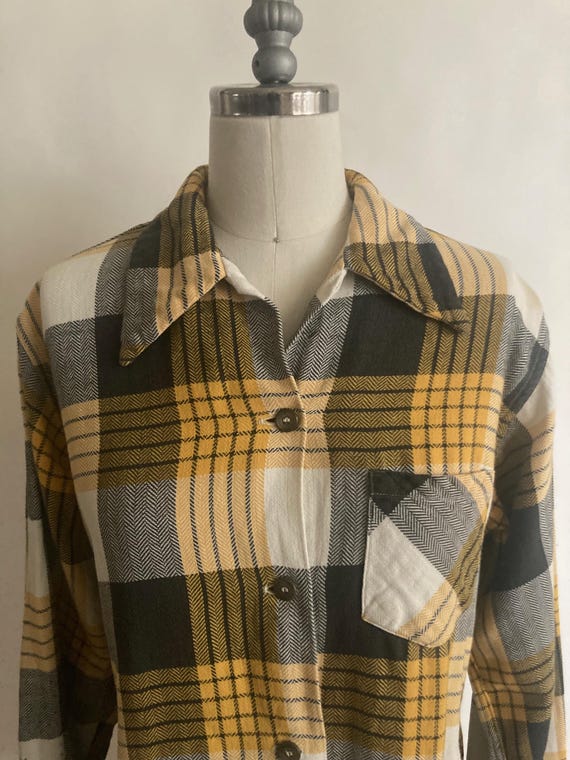1940s/40s Vintage Simtex Sanforized Cotton Woven … - image 6
