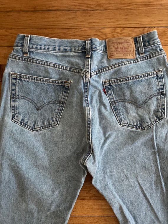80s Levi's 505 Mens Straight Leg Denim Jeans 36x34 - Etsy Israel