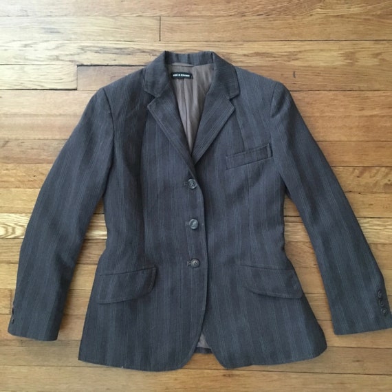 Navy wool cheap show jacket