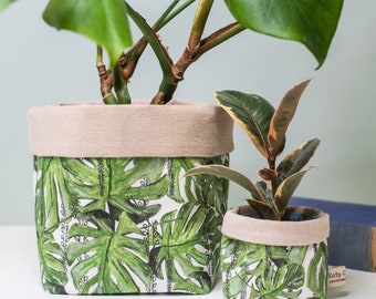 Tropical Print Plant Pot Regalo per la festa della mamma, Vaso per la festa della mamma per mamma o mamma, Regalo per giardinieri per mamma, Mamma pianta, regalo per la nonna