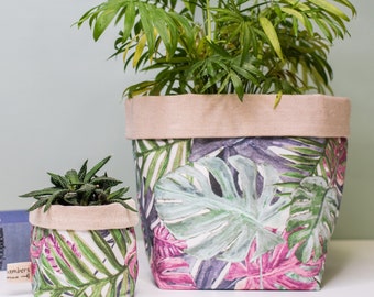 Tessuto Indoor Plant Pot regalo per la casa, regalo di compleanno per lei, regalo per giardinieri, regalo per gli amanti delle piante, regali per la nonna