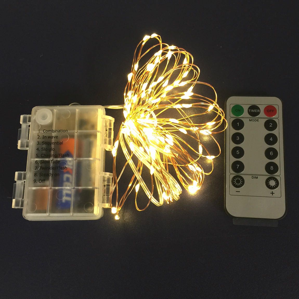 Remote Controlled Fairy Lights for Home Decor Lights 100 50 Etsy