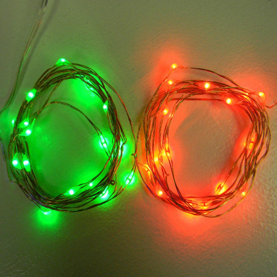 18 Red Green Blue or Pink Fairy Lights starry lights on 3 Etsy