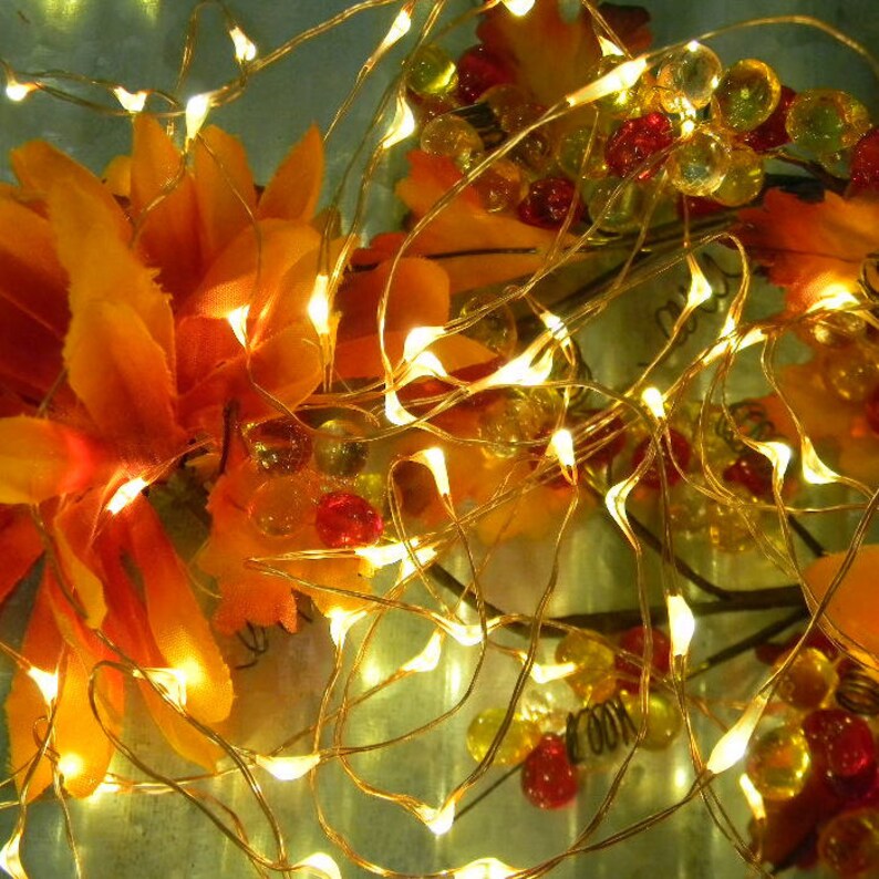 36 Fairy Lights 6.5foot String Light. Copper or Silver Etsy