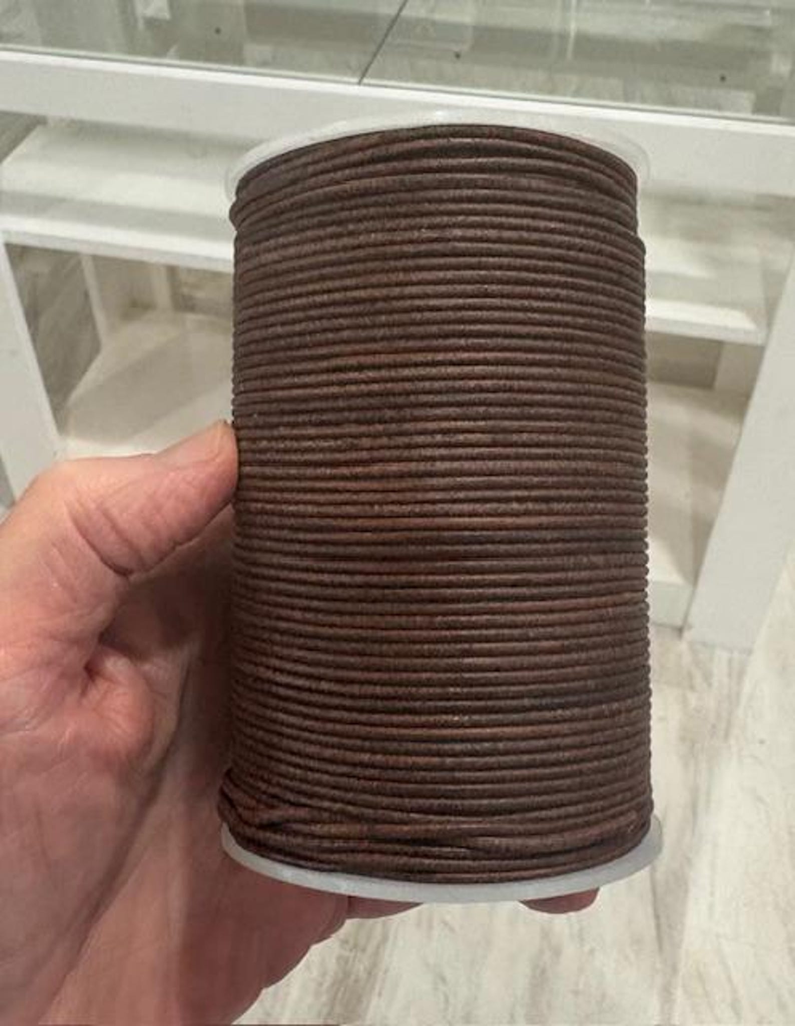 1.8mm 100 Meters / 325 Feet Dark Brown Color Leather Cord- - Etsy