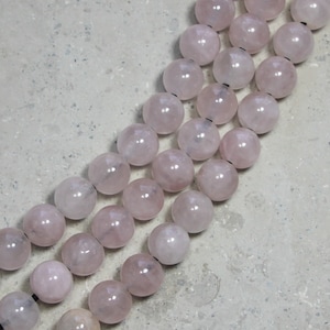 Rose Quartz 10mm round Large Hole