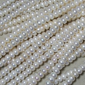 10-11 mm #900 AAA  Button Pearls with 2mm hole