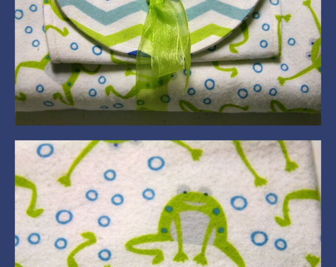 Receiving Blanket/burp Cloth Set Etsy