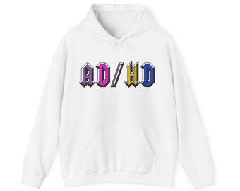 ADHD RAINBOW Unisex Heavy Blend™ Hooded Sweatshirt