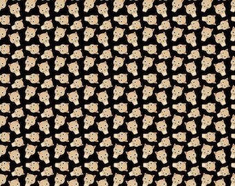 Meowloween by Leezaworks - Dear Stella - Kitty Skulla - Halloween Cat Themed Quilting Cotton Fabric