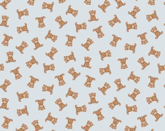 Forest Dreams by Nina Stajner - Dear Stella - Teddy Bears in Mist - Quilting Cotton Fabric