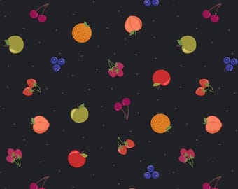 Small Things Sweet by Lewis and Irene - Cute Fruit - Fruit Themed Quilting Cotton Fabric