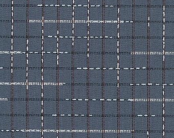 Spring Shimmer by Jennifer Dampou - Robert Kaufman - Plaid in Charcoal