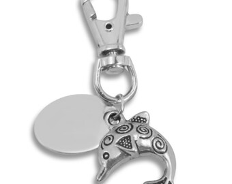 Celtic heart cross custom engraved personalised keyring with gift pouch PL426
