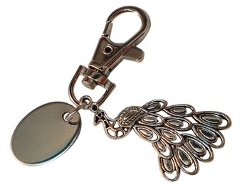 Celtic heart cross custom engraved personalised keyring with gift pouch PL426