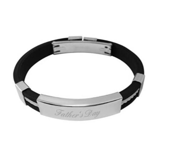 Stainless steel id shop bracelet child