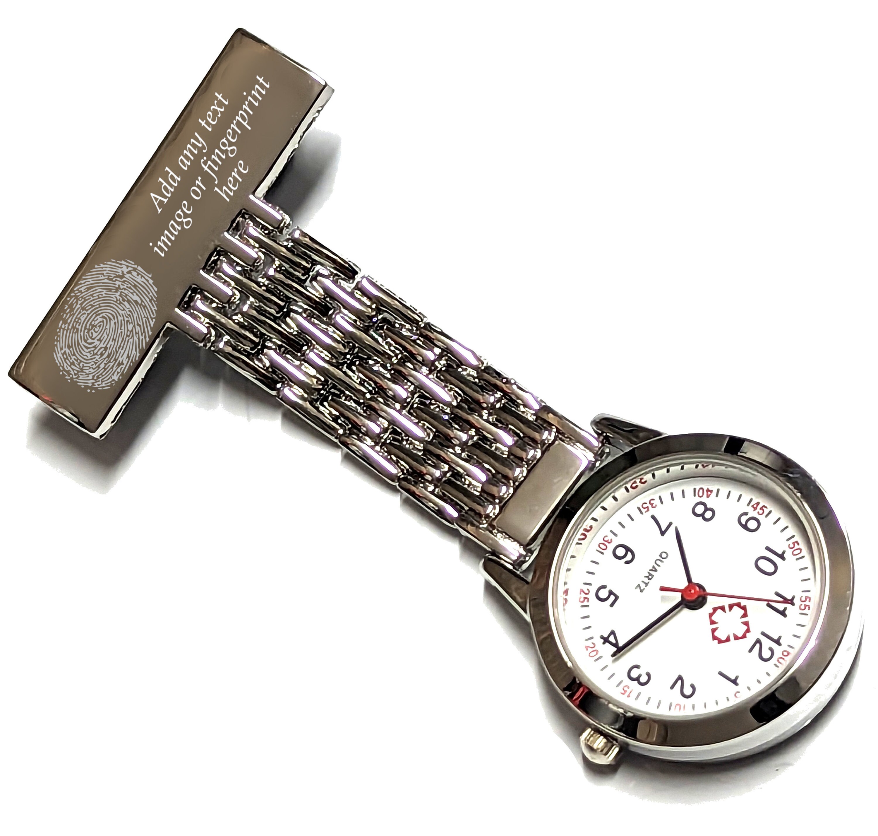 Sterling silver fob watches for nurses sale