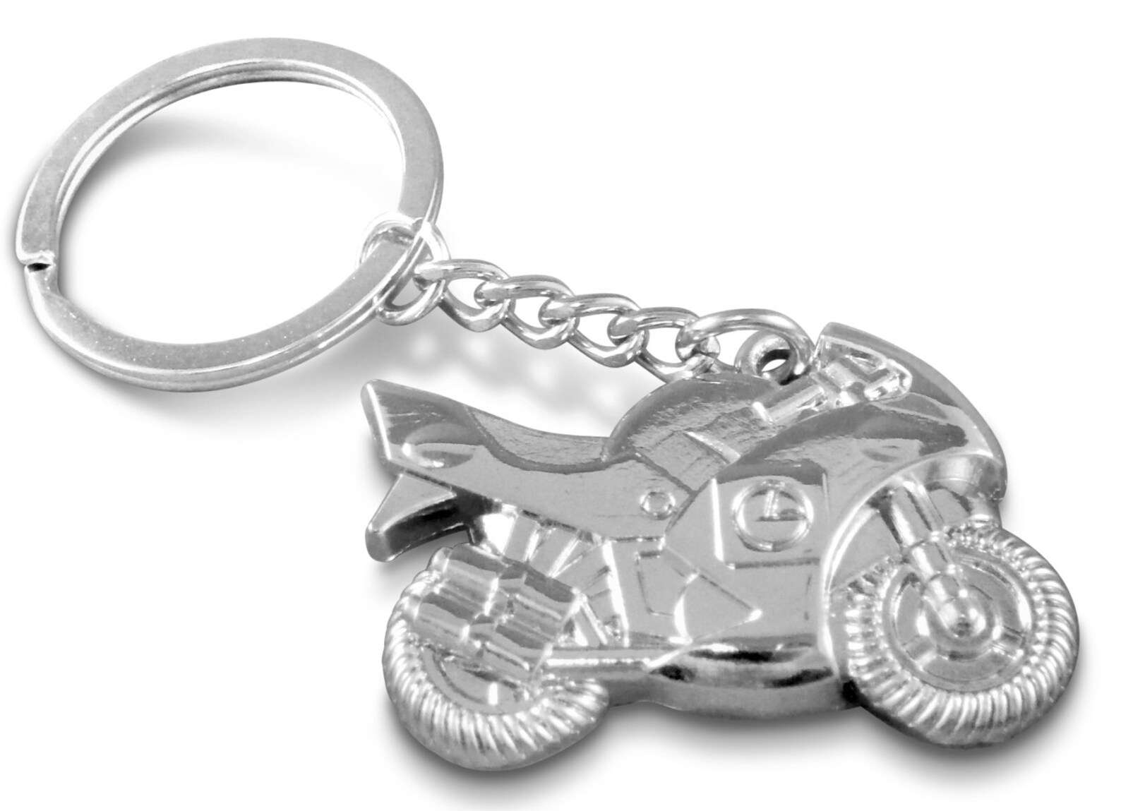 Custom Engraved sport motorbike / motorcycle keyring with gift Etsy