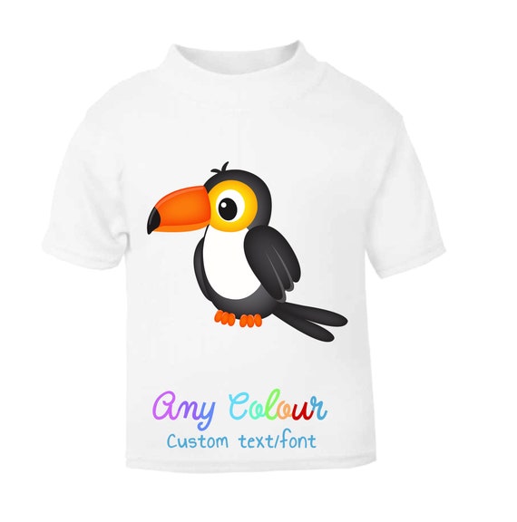La camiseta de tucán para niños bebés - Etsy México