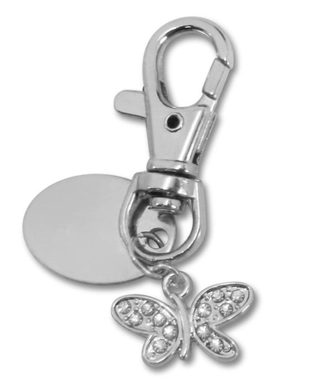 Personalised butterfly keyring with gift pouch PL181 Etsy