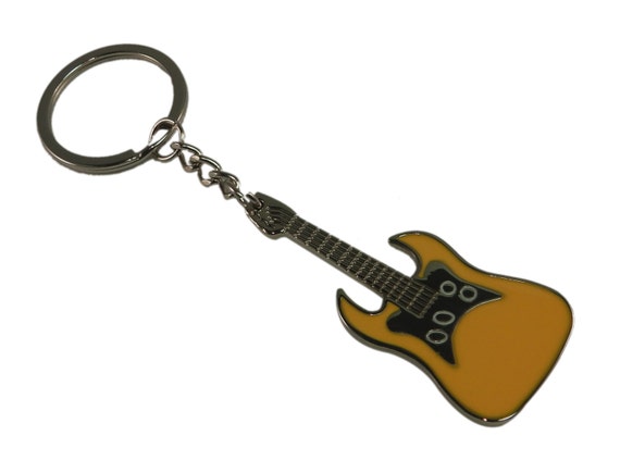 Porte-clés guitare gravé