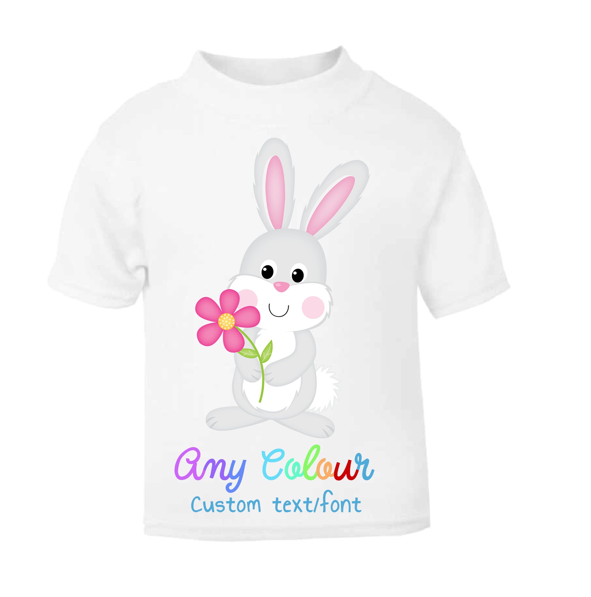 Bunny Ear Applique Personalized Easter Easter Monogram Shirt Kleding Meisjeskleding Tops & T-shirts Baby Easter Girl Easter Monogram Easter Bunny Shirt Toddler Easter 