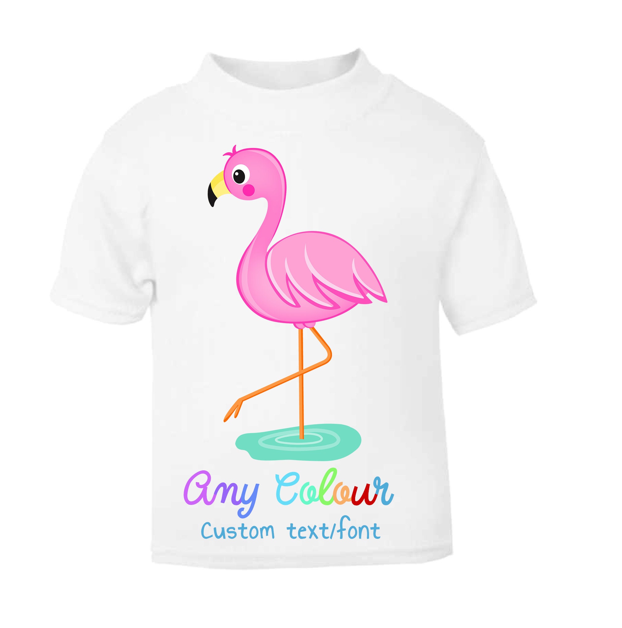 Page De Garde Cahier Poésie Flamand Rose T-shirt flamant rose pour enfants personnalisé pour les bébés - Etsy Canada