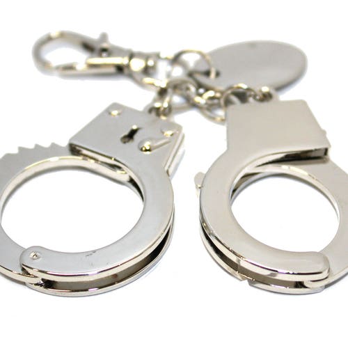 Handcuff Zipper Pull Charm Hand Cuff Jewelry Partners in Etsy