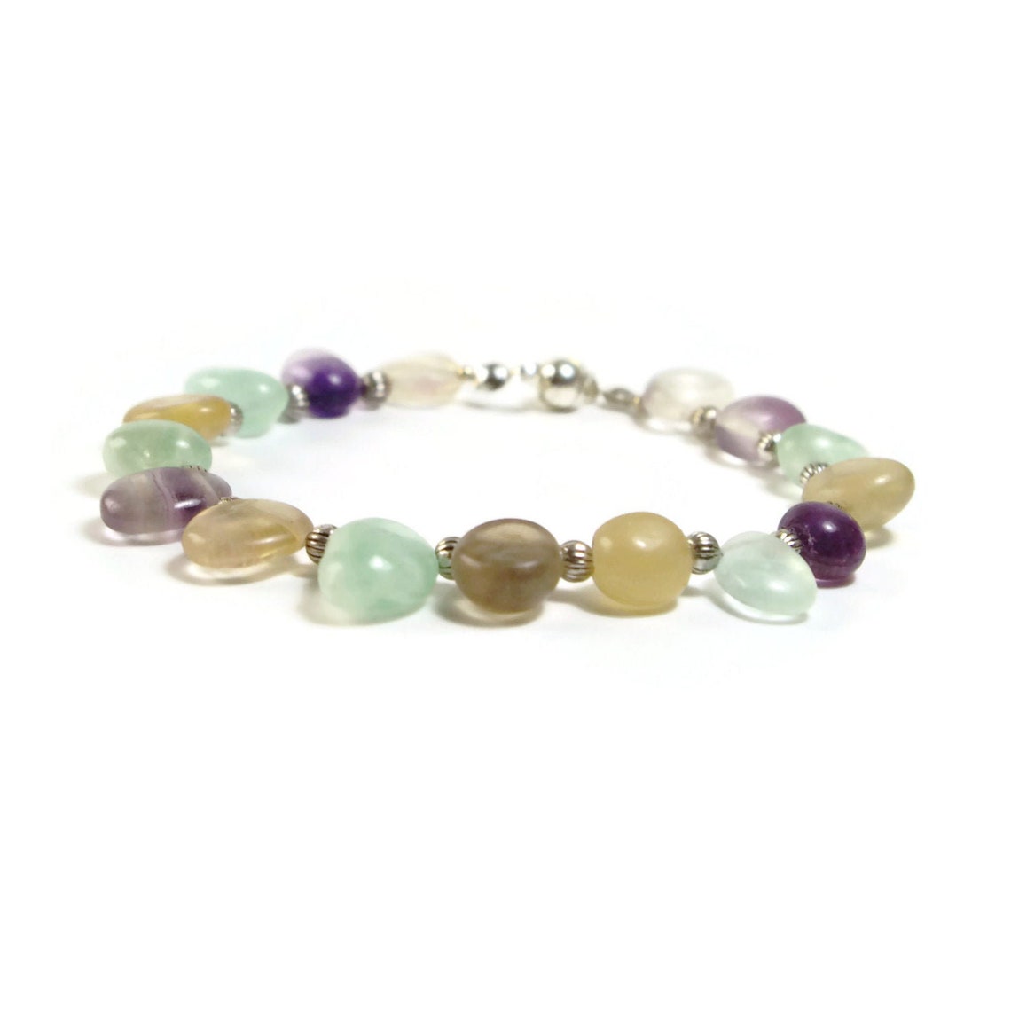 Fluorite Bracelet Etsy