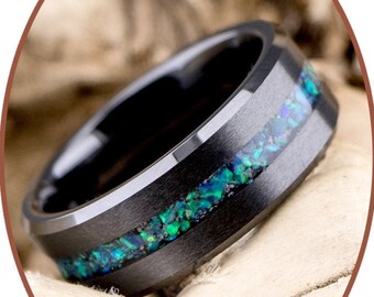 Jb Memorials Exclusive Natureline Ceramic Zirkonium Wood Duo As Ring Wr015 Cremation Ring Memorial Ring Ashes Ring