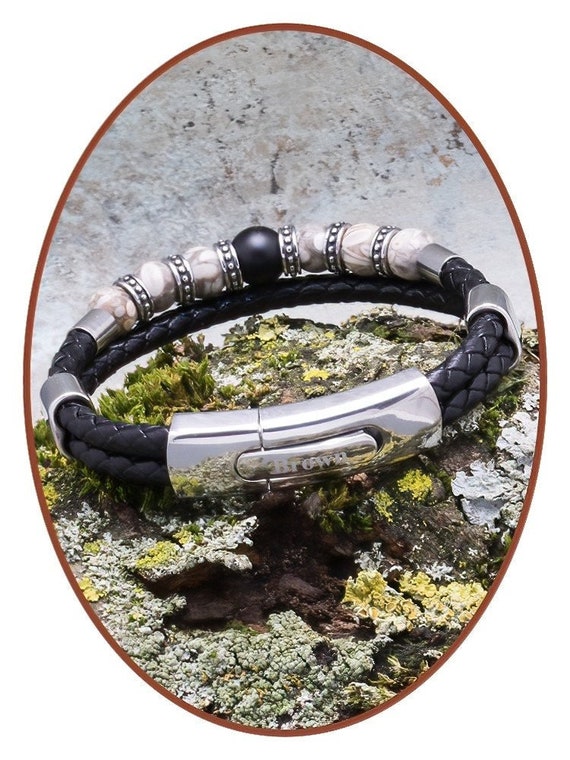 Braided Stainless Steel Cremation Urn Bracelet - Ash Holder Memorial Keepsake Jewelry For Women & Men