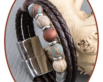 Bracciale Porta Ceneri Vikingo In Acciaio Inox Con Urna – Gioiello Funerario Personalizzabile Per Uomo E Donna