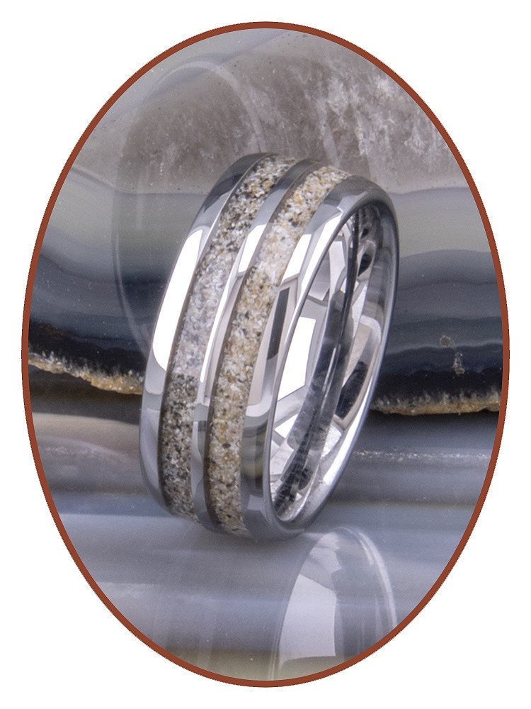 Cremation Ring - Duo Ashes Ring -pet Ash Ring - Ashes Jewelry ...