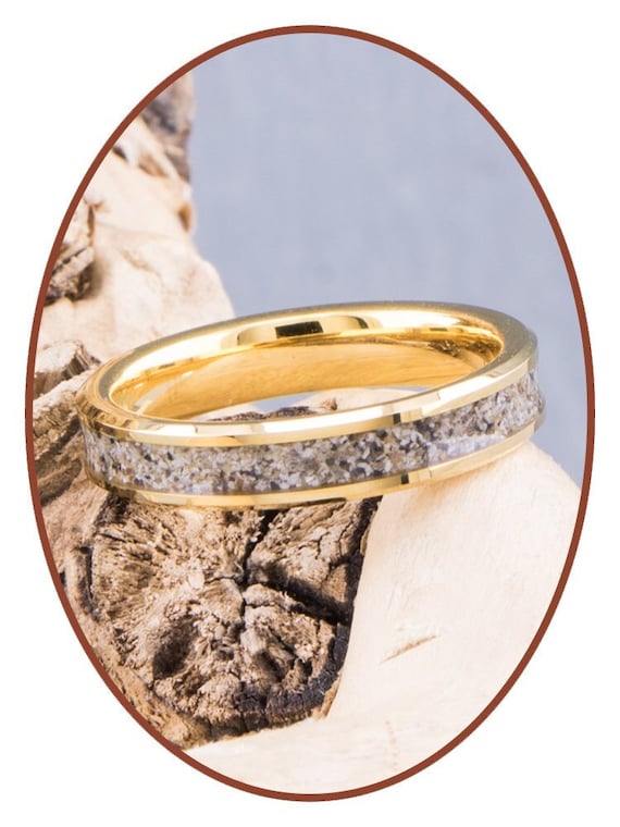 4mm - Cremation Ring - Tungsten Carbide - Pet Ashes - Ladies Ashes - Memorial Ring 3 colors - Cremation Keepsake Urn Jewelry - RB143G