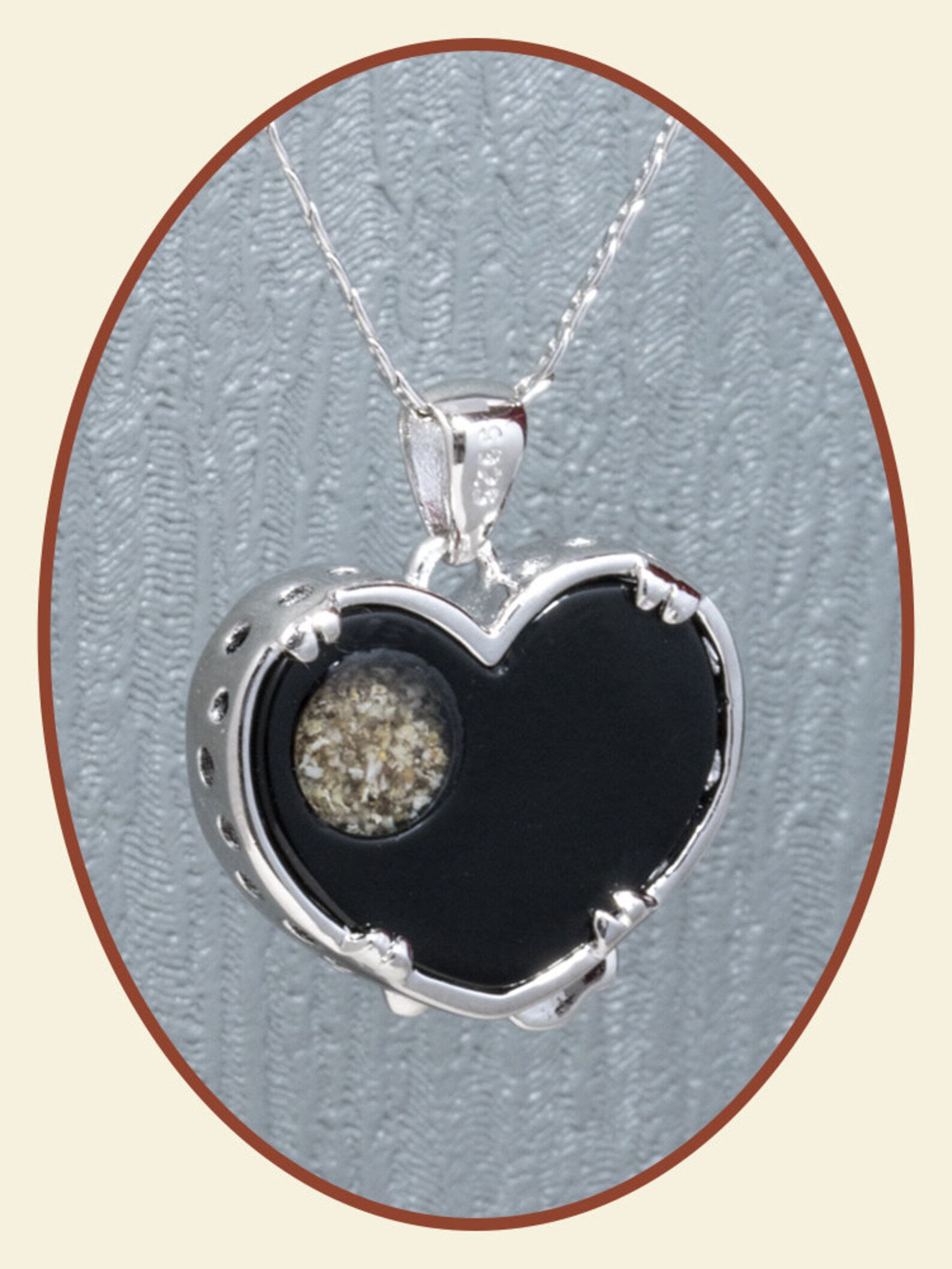 Cremation Necklace Vintage Look Sterling Silver Ashes  Etsy