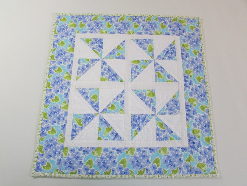 Bring a blue floral spot of color to your Kitchen Island Kitchen Island Topper