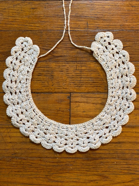 Vintage Victorian Style Crocheted Mercerized Cott… - image 6