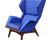 Custom Mid-Century Adrian Pearsall Lounge Chair