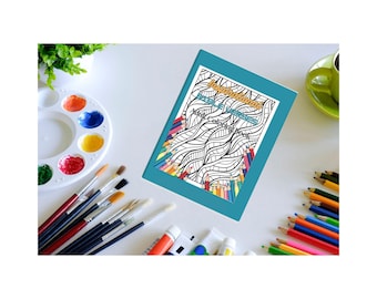 Inspirational Bible Verses Coloring Book for Adults