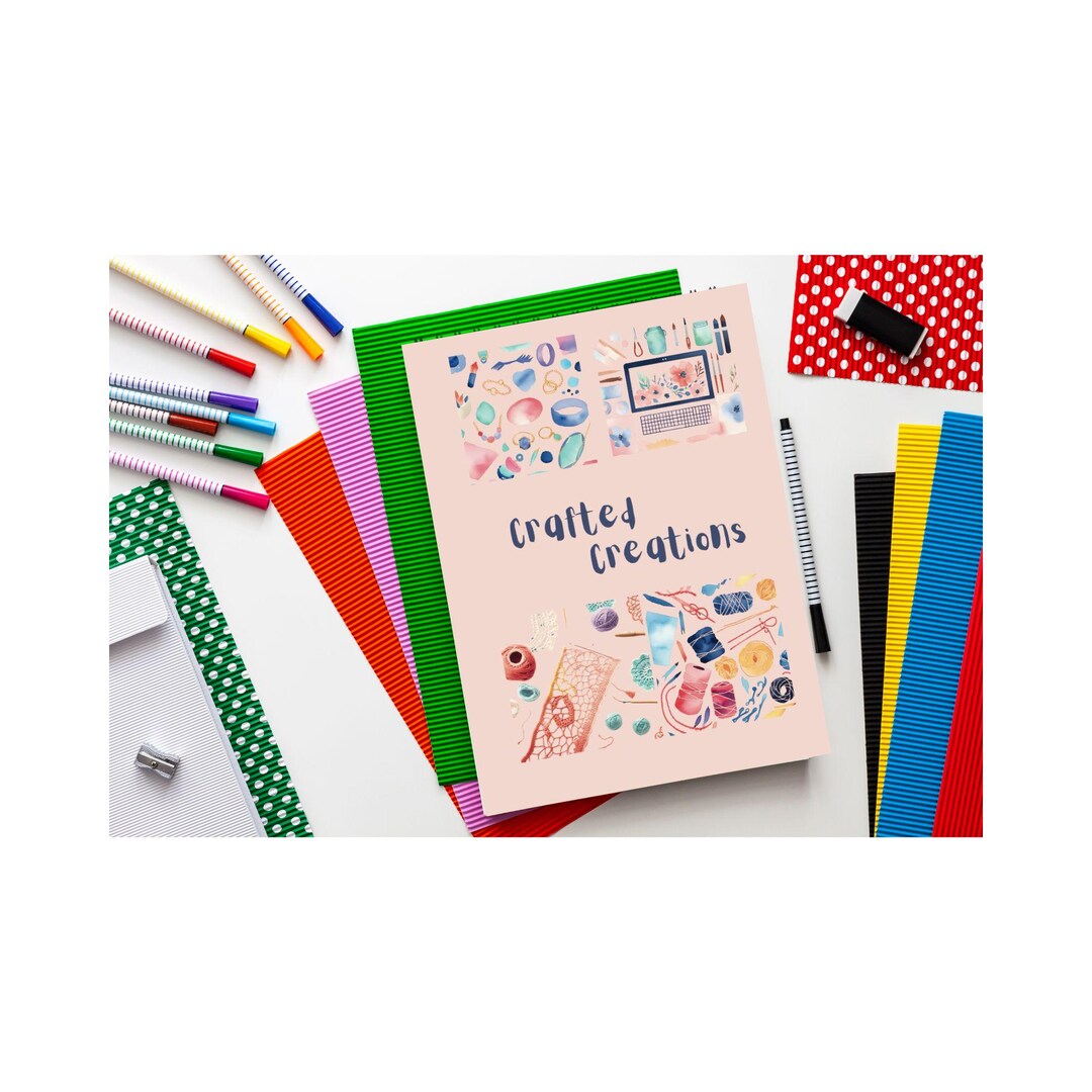 Blank Crafting Project Planner- Craft Organizer Journal -crafter's ...