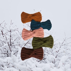 Knotted Headbands Crocheted headbands Handmade Headbands Ear Warmers Head Wraps Knitted Headbands Twisted Headbands