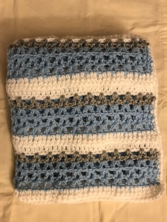 Stripe New Born/Infant Blanket main image 1