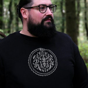 Jormungandr Unisex Organic Sweatshirt - Viking - Norse Mythology - World Serpent - Midgard - Dragon