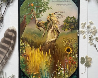The Tree Spirit - Inspired by Entwives - Ent - Treebeard - Tolkien - Lord of the Rings Inspired - LOTR - Fantasy