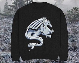 Snow Dragon Relaxed Fit Knitted Sweater