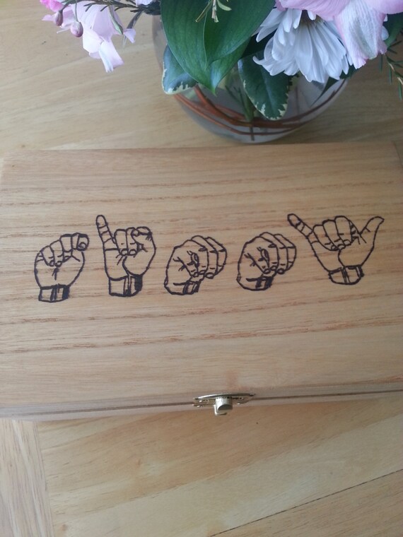 Items similar to Personalized American Sign Language (ASL) Name