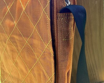 Recycled Orchard Netting - Small Tote Bag  - Copper
